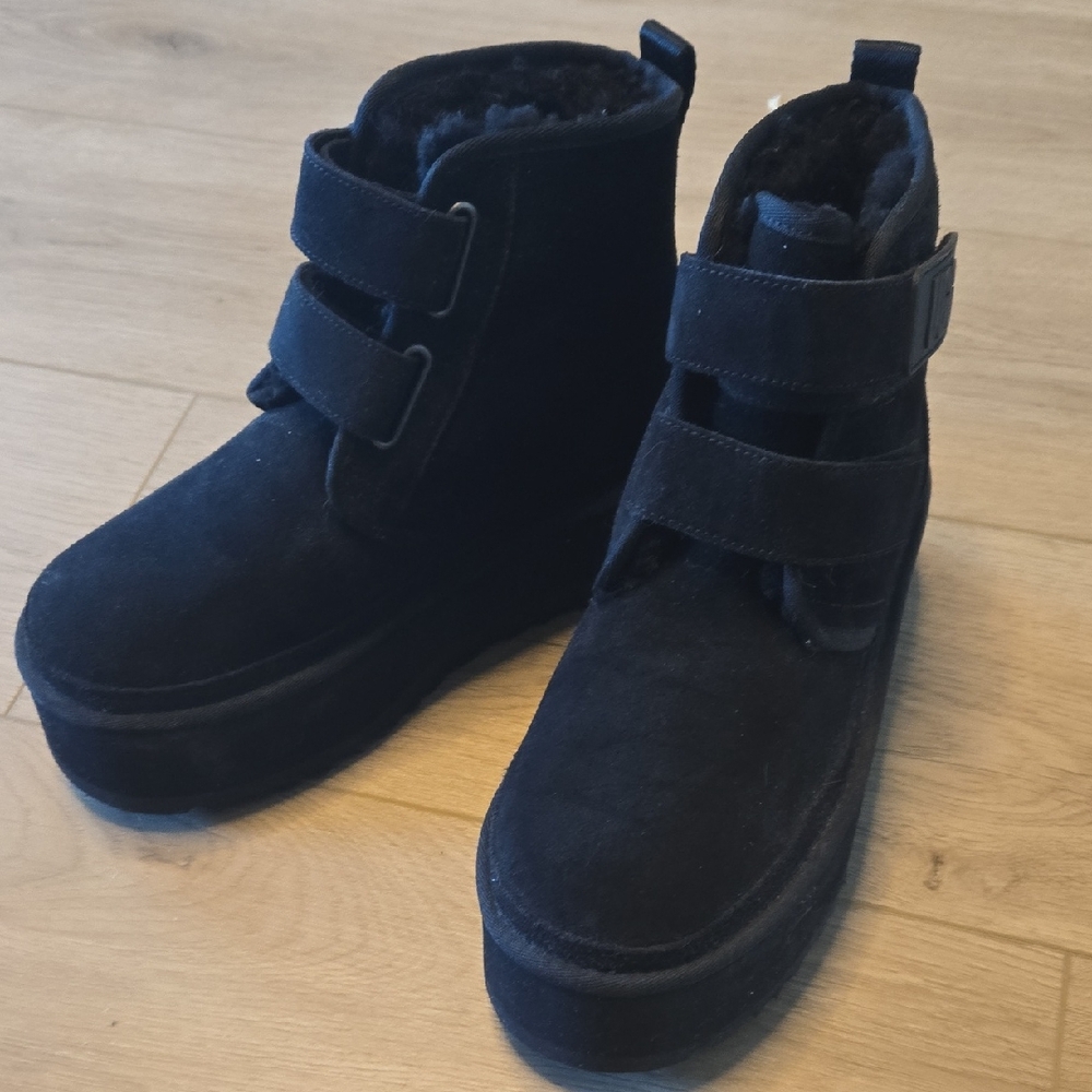 UGG Black Platform Boots